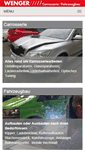 Mobile Screenshot of carrosserie-wenger.ch